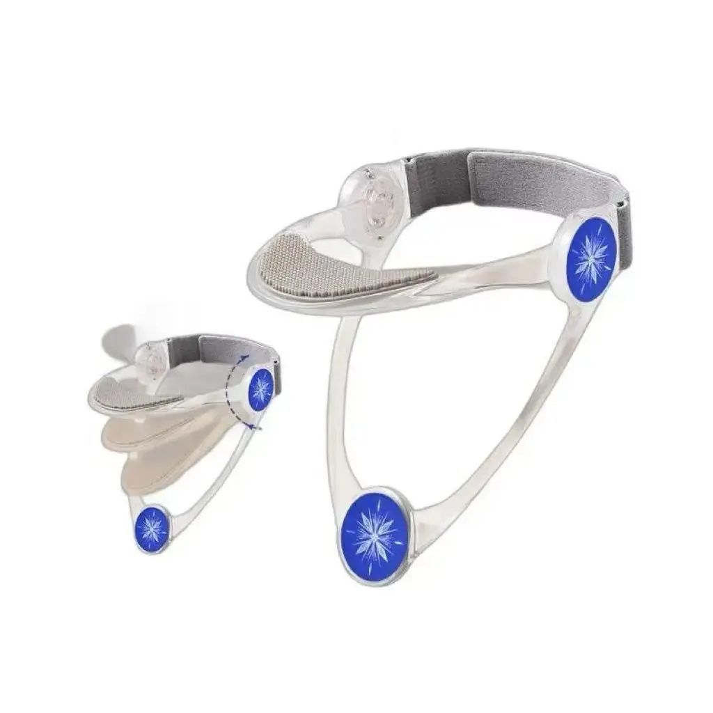 Adjustable Ergonomic Cervical Neck Support Brace - 360 Degree Traction Posture Improvement Device, 100g Lightweight Frame, Medical-grade Silicone Pads, Machine-washable Breathable Fabric, Travel-friendly Neck Brace for Adults, Ideal for Daily Neck Care