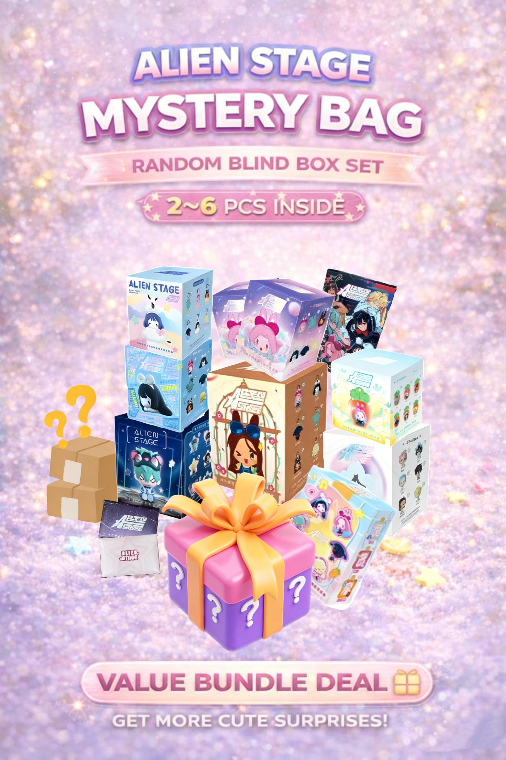 Alien Stage Blind Box Gift Set Series – IvanTill, MiziSua, Hyuluka Mystery Plush Set for Fans & Collectors