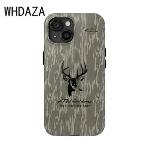 AFW Outdoors Buck Mossy Oak Phone Case Phone Cover Hard Case Tough Phone Case Suitable for iPhone 17/16/15/14/13/12/11 Pro Max/Plusand Samsung Galaxy S23-25, shock-absorbing, anti-drop protective case, lightweight, new fashion trend design