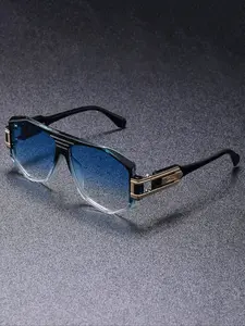 New Vintage Irregular Frame Fashion Glasses, Men's High-End Versatile Eyewear, Classic Shades, Perfect for Photography Daily Wear Decoration