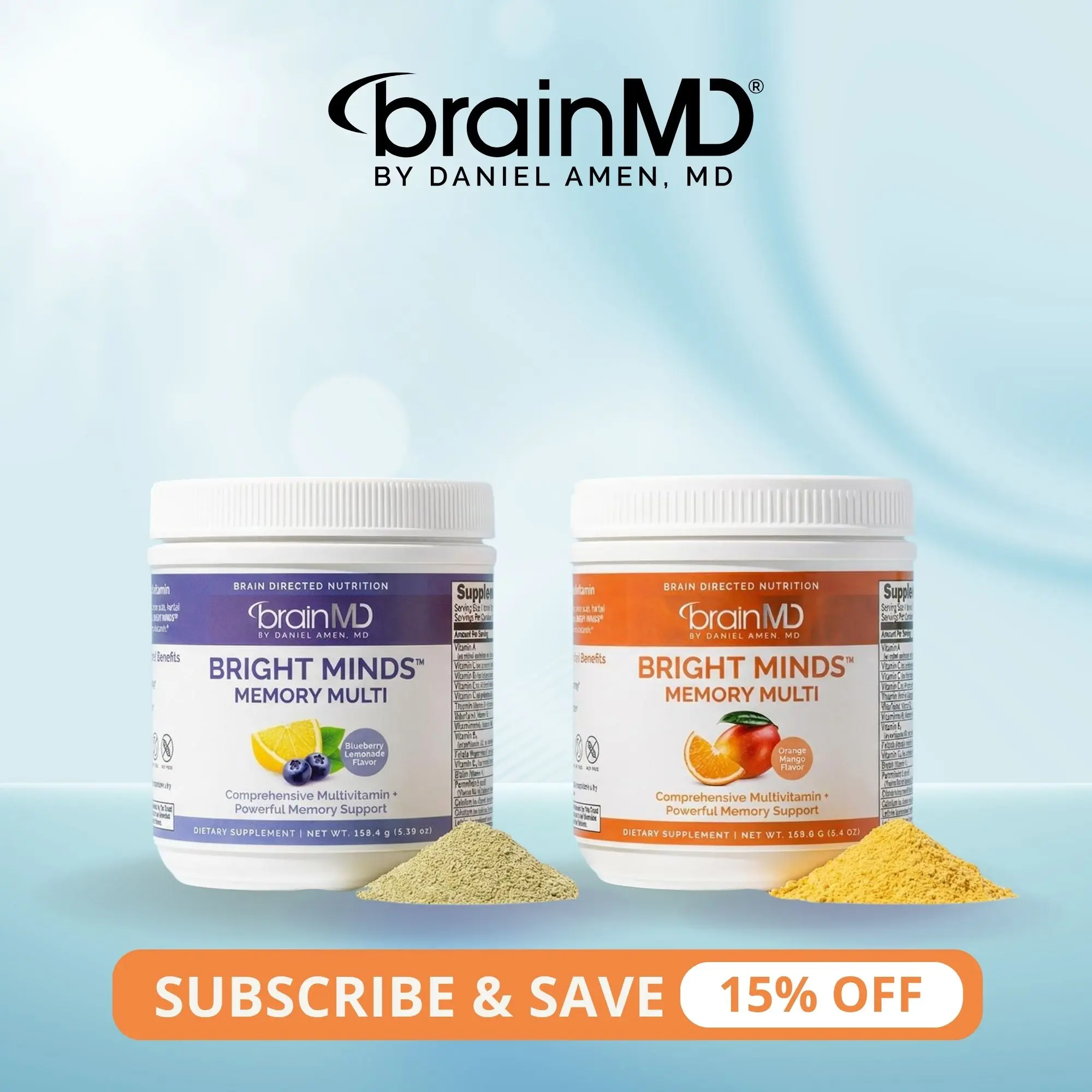 BRIGHT MINDS Memory Multivitamin | BrainMD | 11-in-1 Brain Health Support | Memory, Focus, Mood & Energy | Phosphatidylserine + Ginkgo + CoQ10