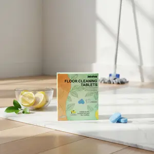 Floor Cleaning Tablets 12pcs Fast Multi Surface Cleaner Safe Non Toxic Pet Friendly Hardwood Tile Vinyl Odor Removing Streak Free Daily Maintenance Eco Friendly Household Use