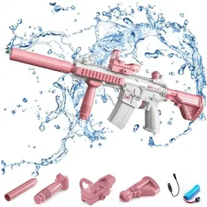 Large Rechargeable Electric Water Gun with Built in Lithium Battery, Summer Outdoor Toy for Adults & Kids, Ideal Pool & Beach Gift