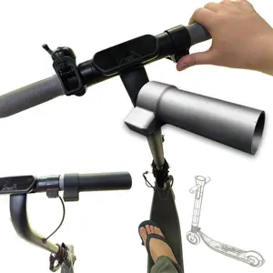 Electric Scooter Throttle Grip Converter, 1 Count Quick Install Adapter, Non-slip Grips for 4.05-4.6cm Diameter Scooter