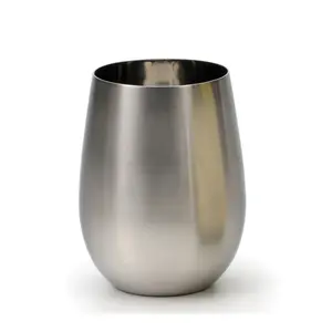RSVP 18-oz Stainless Steel Stemless Wine Glass