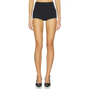 Lovers and Friends Lanney Knit Mini Short in Black
