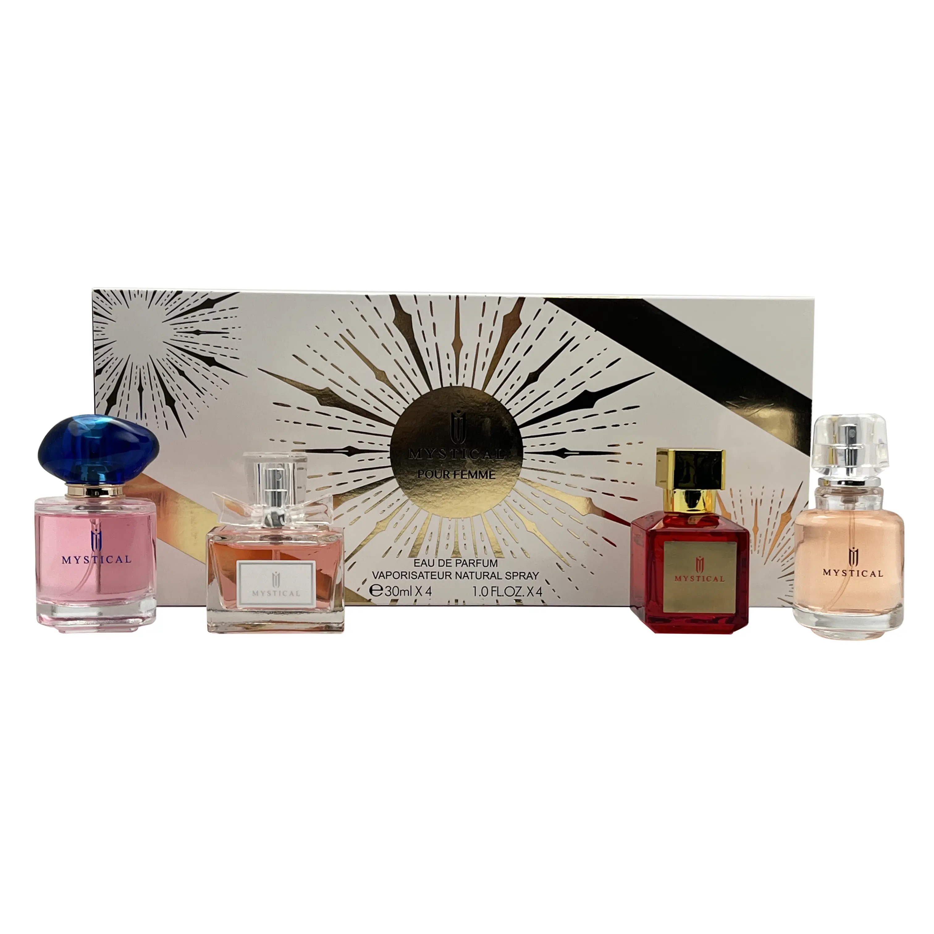 Women’s perfume set - Floral and fruity scent fragrance - for daily ues or Thanksgiving Christmas Gift Set 30ml*4