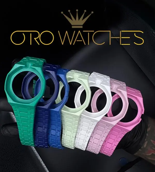 OROwatch Ceramic Strap Wrist Band Bracelet Mod Kit For Swatch X AP Royal Pop