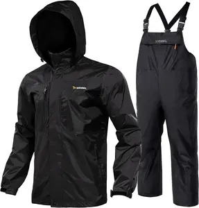 Waterproof Jacket and Overalls Set Waterproof Rain Jacket Bid Suit Protection for Adventures