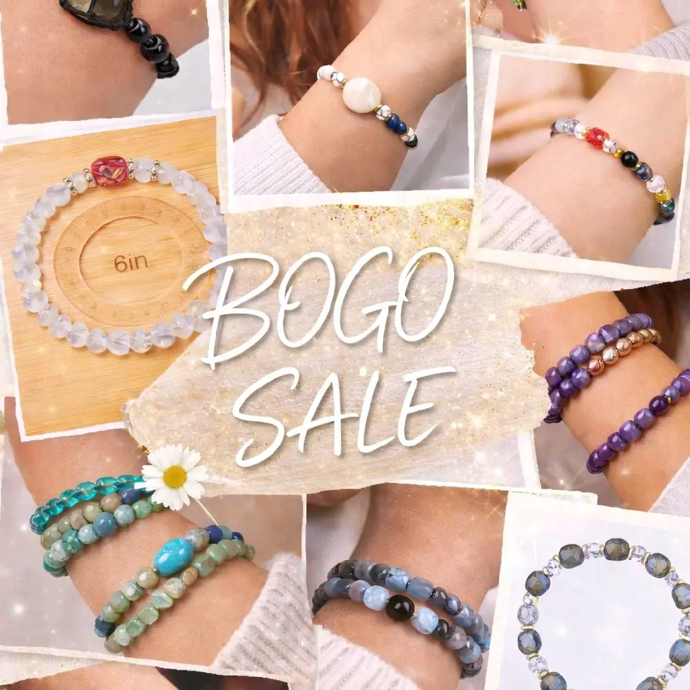 BOGO SALE 3 RANDOM HANDMADE  BRACELETS FOR $10.00