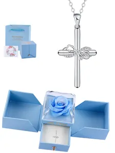 Healer Cross Pendant Necklace, Stethoscope Cross Charm, Gift for Healthcare Workers, International Nurses Day Present, Birthday Memorial