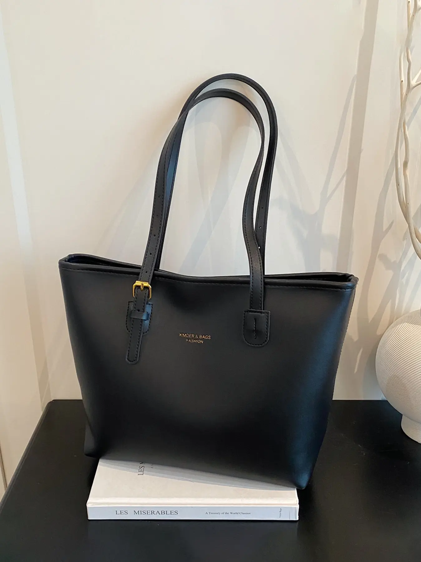 Women's Single Shoulder Tote Bag, Solid Color Zipper Closure, Fashionable & Versatile Design, Casual Simple Style for Daily Use, Everyday Shoulder Bag, Fashion Bags