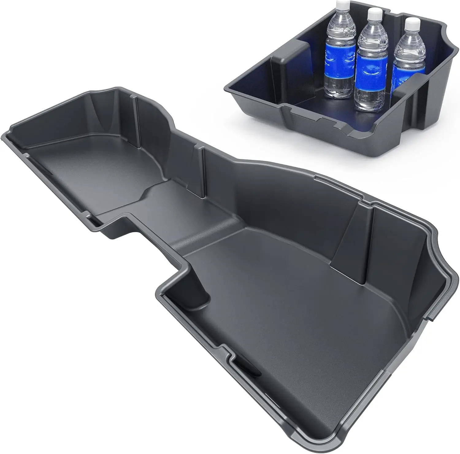 YITAMOTOR Under Seat Storage Box for 2014-2018 Chevrolet Silverado/GMC Sierra 1500, 2015-2019 Silverado/Sierra 2500 3500 HD Crew Cab Car Organizers