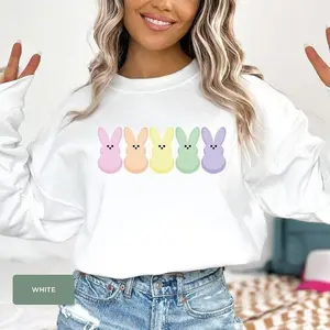 Peep my Sweatshirt, Easter Bunny Peeps Sweatshirt, Candy Peeps Tee,Egg Hunt Shirt,Eggs and Bunnies,Pastel Easter,Rainbow Easter,Easter Shirt