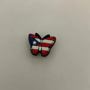 Puerto Rico butterfly shoe croc charm