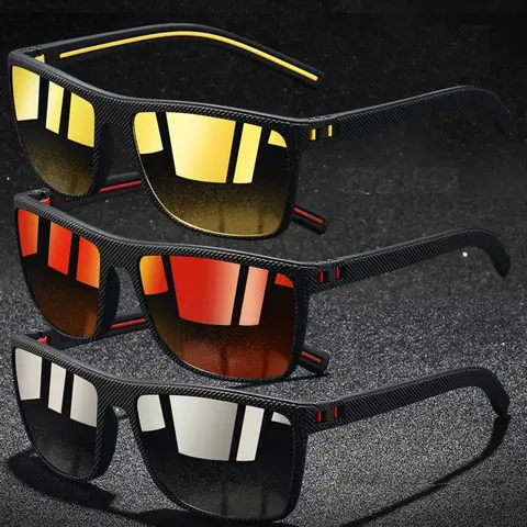 3pcs fashion striped square sunglasses,suitable for both men and women,multiple color options,adopting polycarbonate frame,rubber nose pad comfortable,casual style,suitable for vacation and daily wear,Casual Outdoor Sunglasses, Fashionable Sunglasses