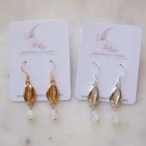 Mermaid Opalite & Shell Earrings