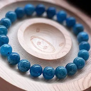 Blue apatite bracelet