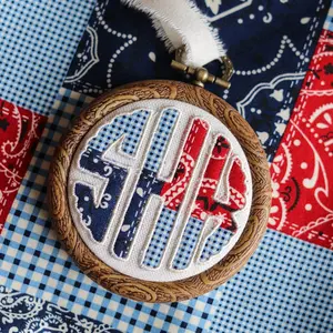 Custom Monogram Embroidered Hoop. Rearview Mirror Decor. Gift Idea