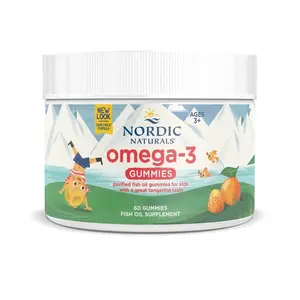 Nordic Naturals Omega 3 Gummies - Daily Omega-3s, DHA & EPA, 60 Ct