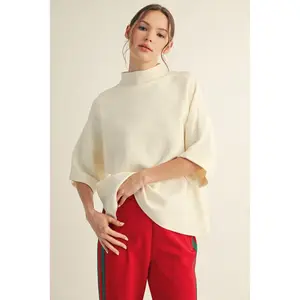 Chic Mock Neck Sweater