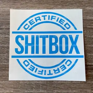 Certified Shitbox Car Jeep Decal Off Road