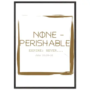 Premium Wooden Framed Poster With Premium Semi-Glossy Paper