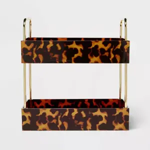 Leopard Print Tiered Tray Leopard Print Tiered Tray