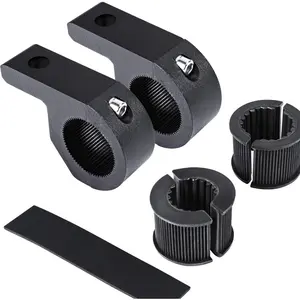 Off-Road ATV UTV Light Bar Mounts Mounting Bracket Mini Bar Clamp Kits [0.75"/1"/1.25" Inch] [Horizontal Bar] [Aluminum] [2 Unit] For Bull Bar,UTV Roll Bar Clamp Tube Roll Cage Clamps Mount