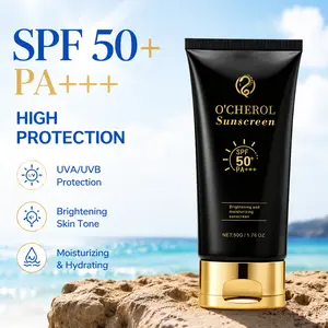O'CHEROL Facial Sunscreen, SPF 50 Broad-Spectrum Protection, Soothing Sunscreen for Face