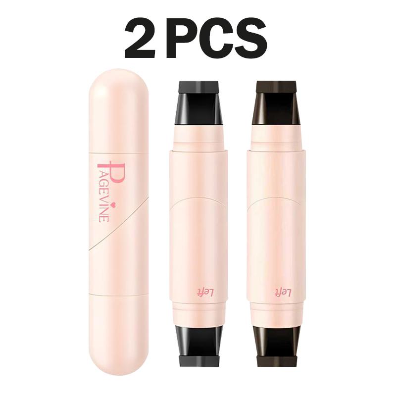 Rotating Dual-Ended Eyeliner Pen & Wing Stamp, Quick-Dry, Long-Lasting, Smudge-Proof for Easy Cat Eye, Sharp Winged Lines & All-Day Makeup Wear - Women's cosmetics, Makeup tools, TikTokShopBlackFriday, Christmas gifts. marker makeup original