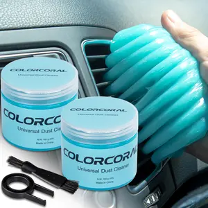 Cleaning Gel Universal Dust Cleaner for Car Vent Keyboard Cleaning Detailing Slime Putty Cleaning Kit Car Accessories, Gifts for Adults Men Women Kids Teens
