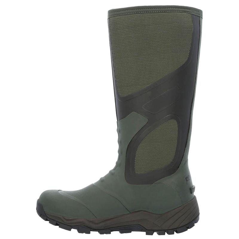 Rocky Mens Xrb 1000G Insulated Waterproof Rubber Rain Casual Boots Knee High - Green