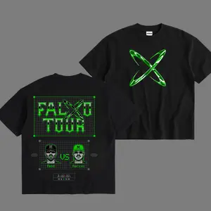 Feid Ferxxo Shirt V2 Size S-5XL - FEID vs FERXXO: Falxo Tour 2026 High-Quality Shirt Heavy Cotton Unisex T-Shirt, Graphic Reggaetón, Latin Pop Feid Ferxxo Fan Merch Gift For Music Lover