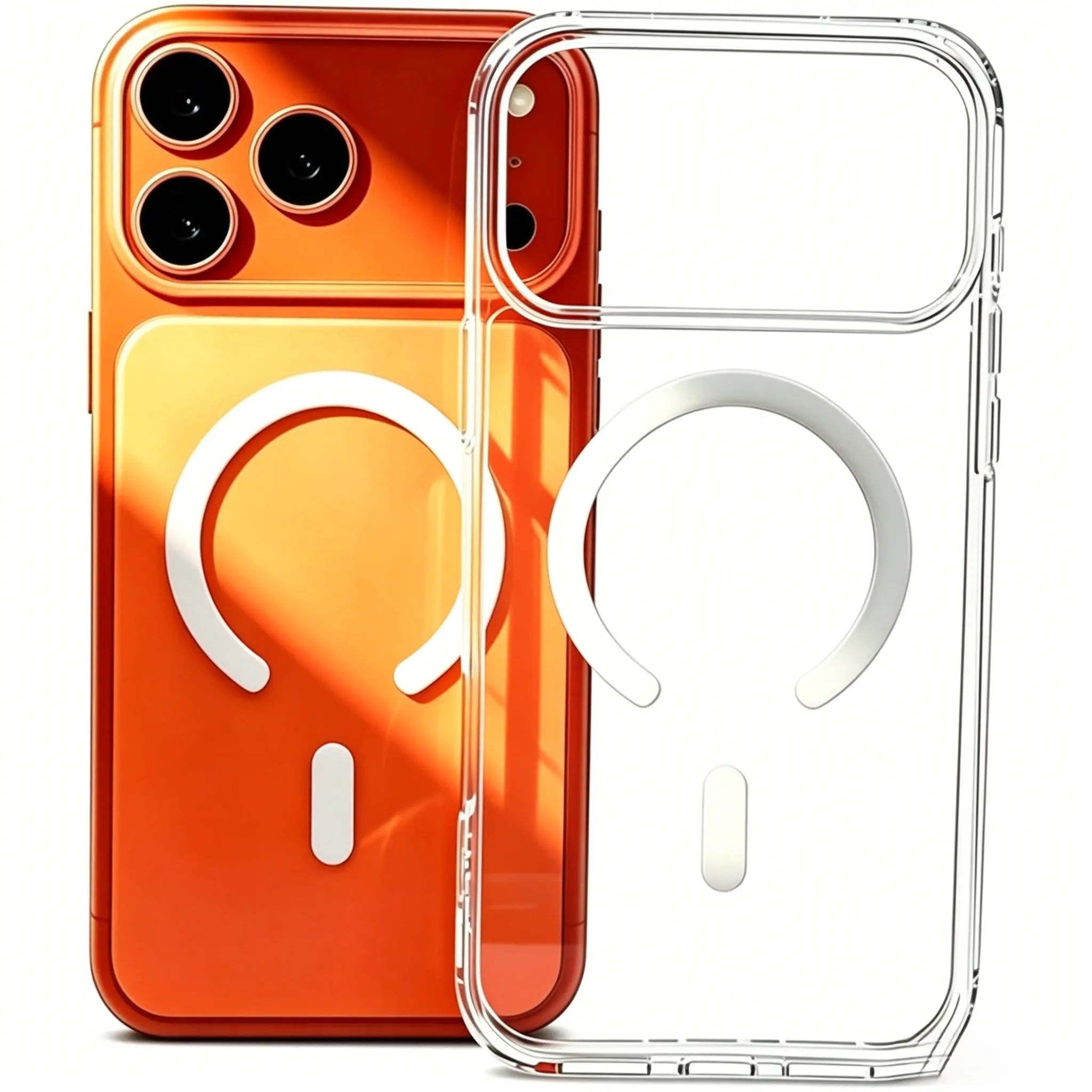 Phone Case for iPhone 17 16 16E 15 14 13 12 11 X Xs Pro Max Plus Air,Military-Grade Drop-Proof Protection Phone Cases Compatible with MagSafe,iPhone 17 Phone case,siders 16 case,Scratch-Resistant Slim Anti-Yellowing Rugged Shockproof Protective Case Cover
