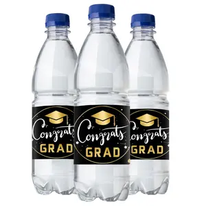 Graduation Party Water Bottle Labels, Congratulations Graduates Stickers, High School Diploma Tags, Decoration Gift Labels