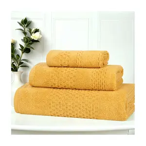 Superior 3-Piece Playa Zero Twist Cotton SolidTowel Set