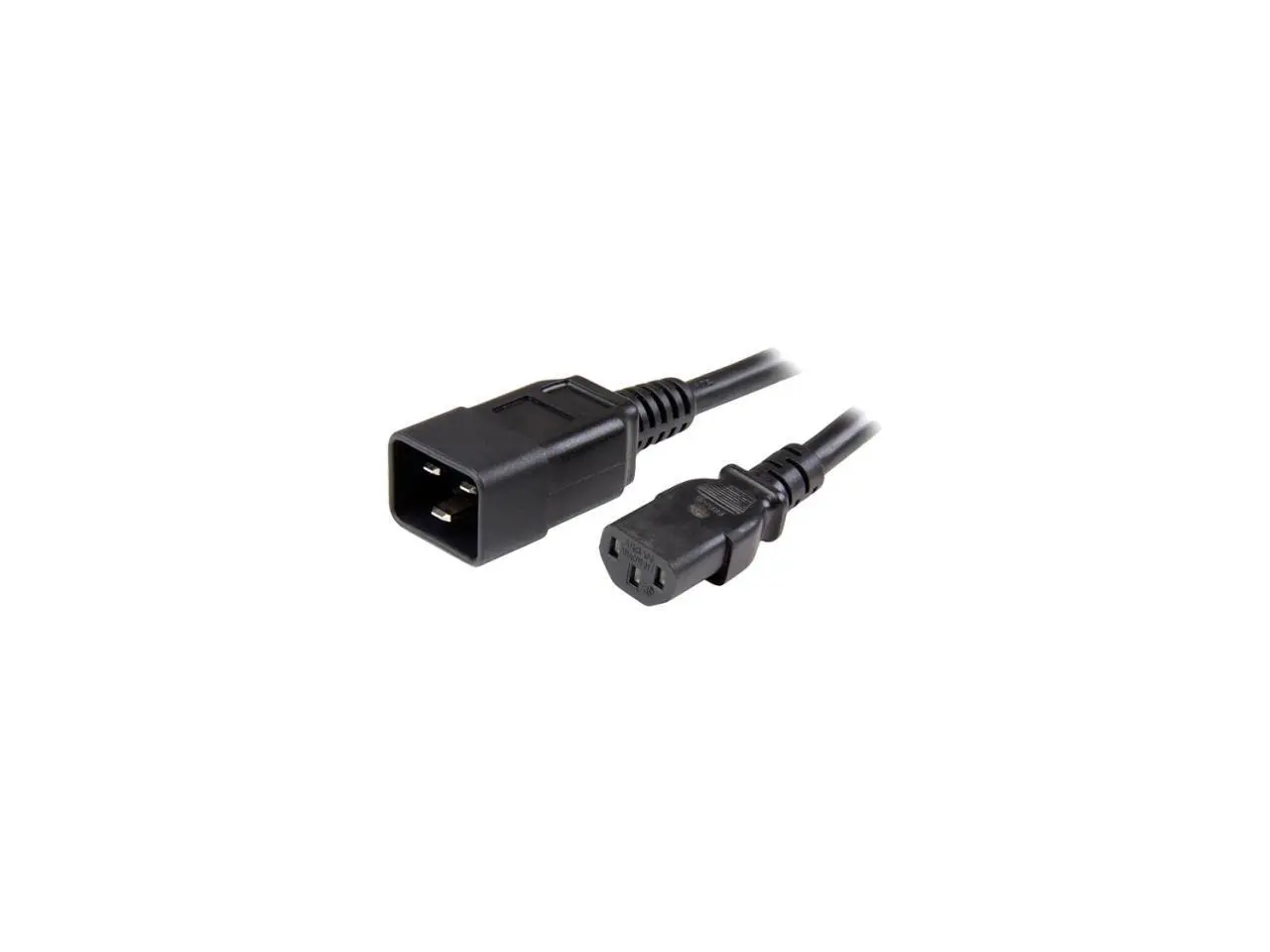 StarTech.com PXTC13C20146 6 ft. Computer power cord - C13 to C20, 14 AWG StarTech.com PXTC13C20146 6 ft. Computer power cord - C13 to C20, 14 AWG