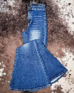 Elkhorn High Rise Flare in Dark Wash by L&B