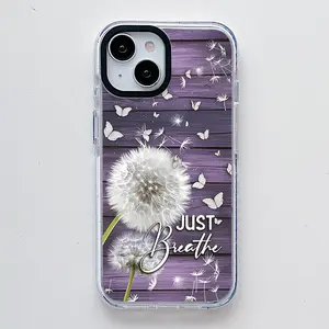 Fashion Butterfly Pattern iPhone case Scratch Resistant Shockproof Protective Cover TPU Clear Soft Phone Case for iPhone16 15 14 13 12 11 Pro Max Plus