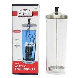 Acrylic Sanitizing Jar | 42oz | SC-550 | SCALPMASTER