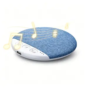 Under Pillow Speaker for Sleeping – Mini Bone Conduction Bluetooth Sleep Aid with Stereo Bass, White Noise, Volume Control, TF Card Support, and Auto-Off Function for Deep Sleep– Charger Not Supplied Smartphone