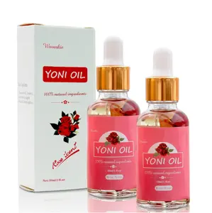 2 Packs Yoni Oil for Women, All Natural Feminine Oil Intimate Deodorant for Women, Ph Balanced and Eliminates Odor, 100% Natural Feminine Serum Made with Rose Essential Oils (1 fl oz/30 ml)
