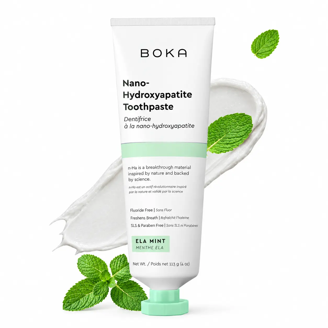 Boka Toothpaste - Nano Hydroxyapatite Toothpaste, Fluoride Free Toothpaste