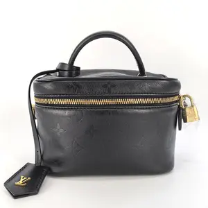 Pre-owned Louis Vuitton Very Good Crossbody Bags Monogram Ink Vanity PM Black BF00233