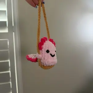 Handmade Hanging Axolotl Decor