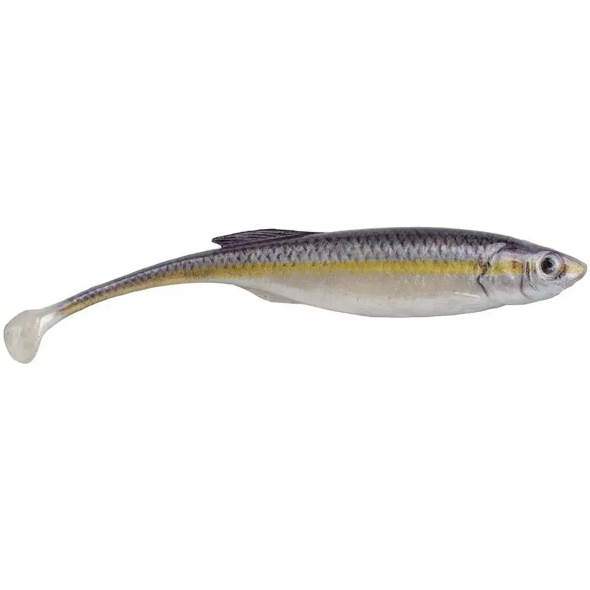 Drip Swimmer Swimbait Lure, 3-Inch Micro Boot Tail Soft Plastic Artificial Fishing Lures with Lifelike Movement for Drop Shot Rigs, 6-Pack, Lure Fishing, Bass Fishing