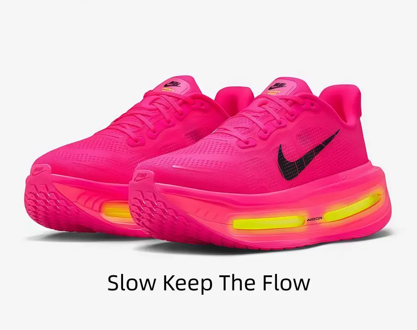 Retro-Inspired Performance Shoe with Signature Hot Pink & Electric Yellow Color Blocking – Perfect for Fitness Enthusiasts & Weekend Adventures