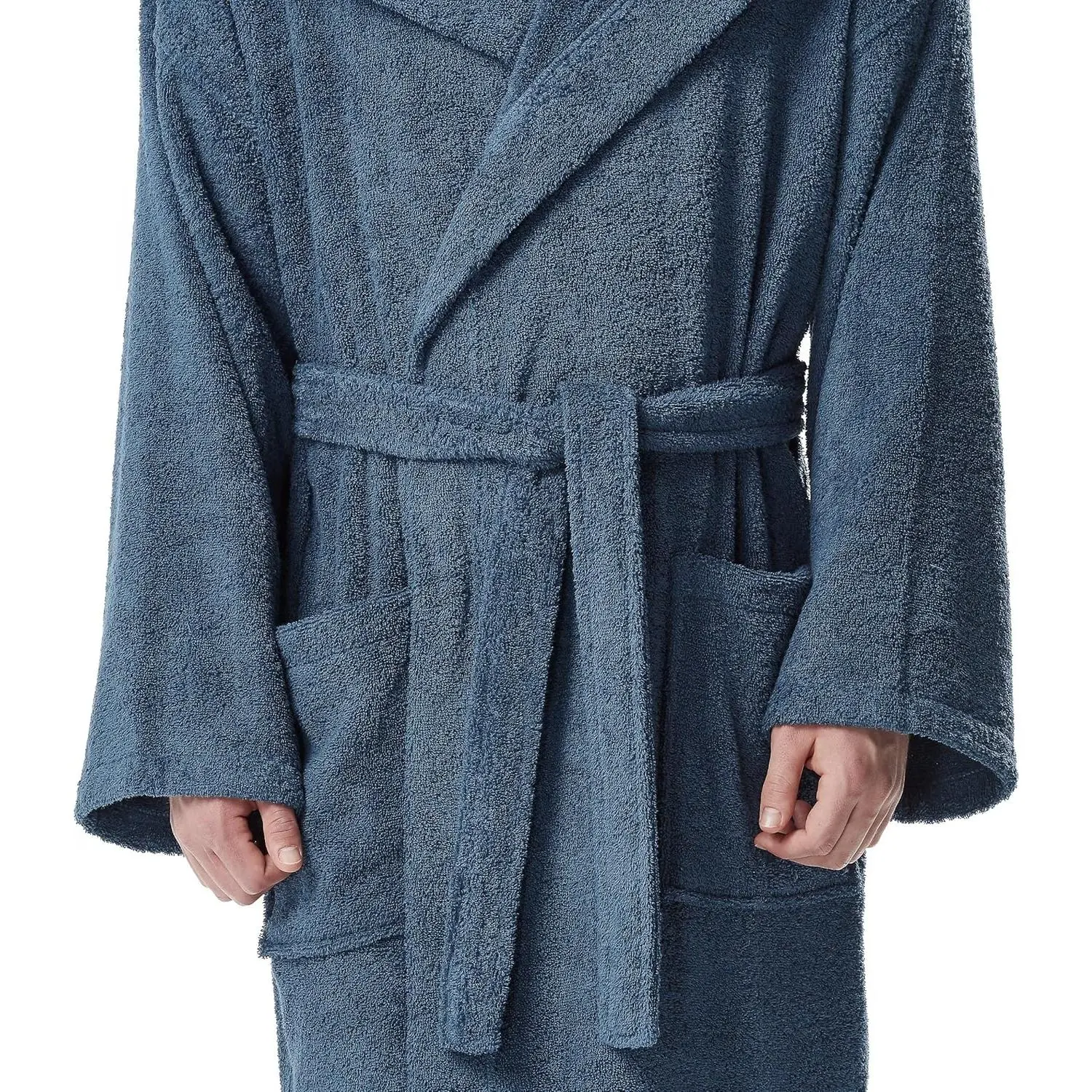 Men's Hooded Classic Bathrobe Turkish Cotton Robe with Full Length Options Men's Hooded Classic Bathrobe Turkish Cotton Robe with Full Length Options