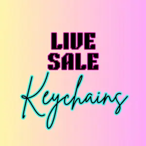 Hand-crafted Keychains- Live Sale Keychains for Stylish Accessory